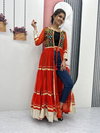 Pc N48 Faux Georgette With Real Mirror Work Navratri Collection Readymade Dresses Wholesale In India
